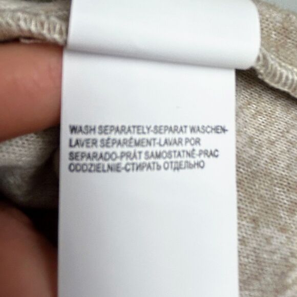 NWT Yest Netherlands Evolet Jacket Short Blanket Coat Sandy White Plaid Tie 12 - Picture 16 of 16